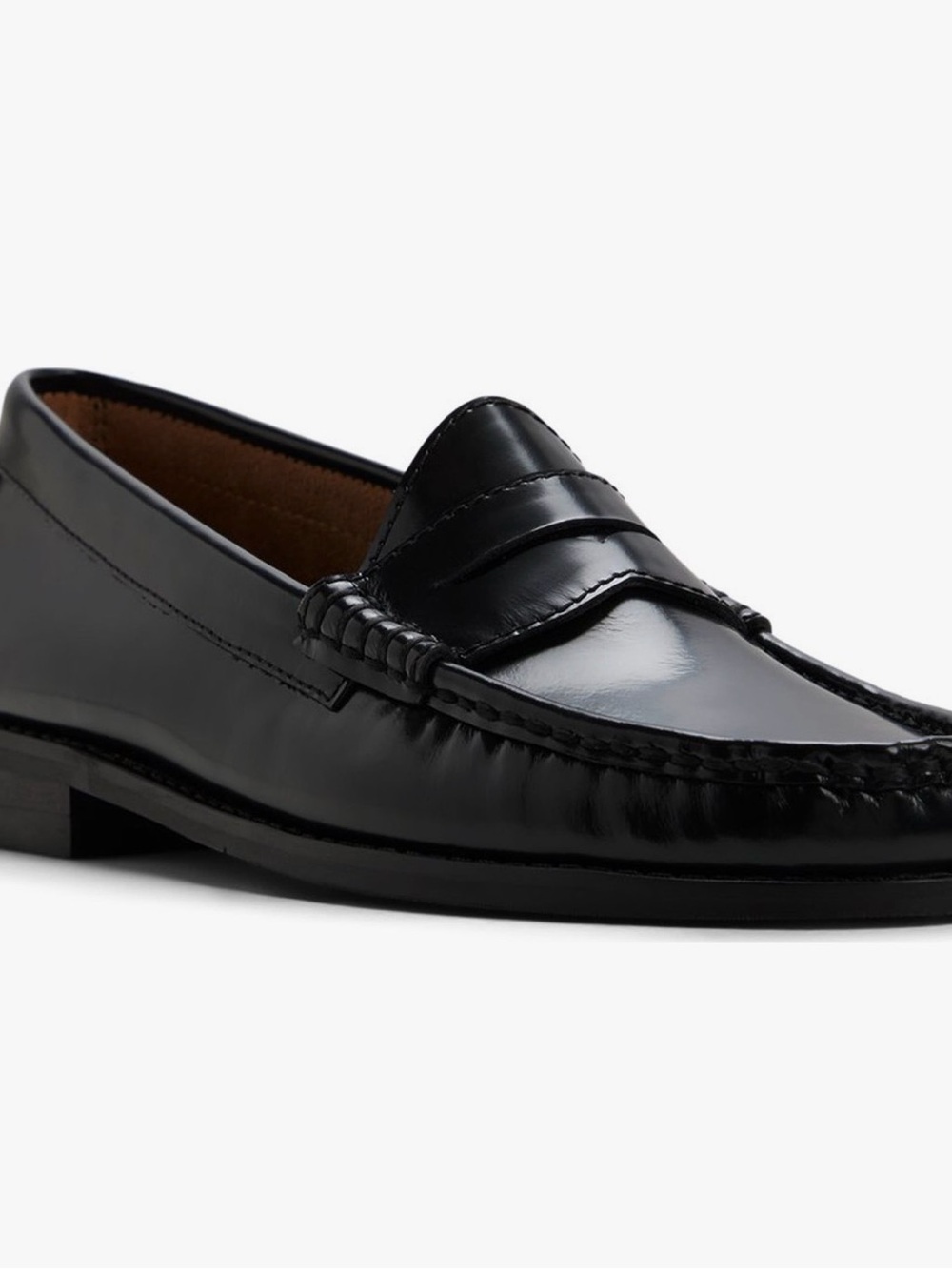 G.H. Bass & Co. Black Leather Penny Loafers - Picture 4 of 4